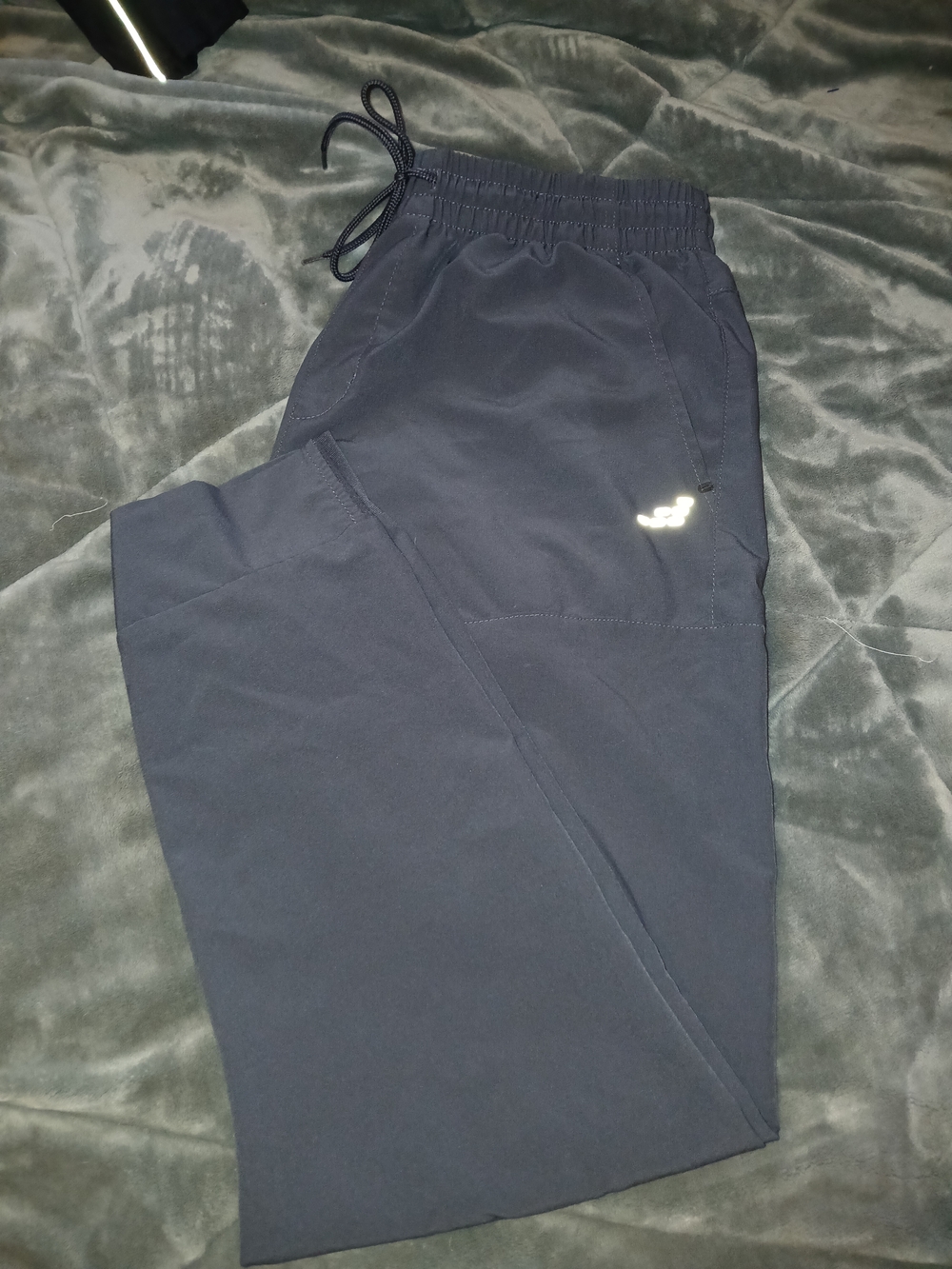 bcg Navy Blue Men's Jogger Sweatpants with Drawstring Waist